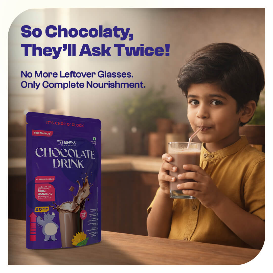Chocolate Health Drink for Kids – 750g Value Pack (750g) with Complimentary Sipper