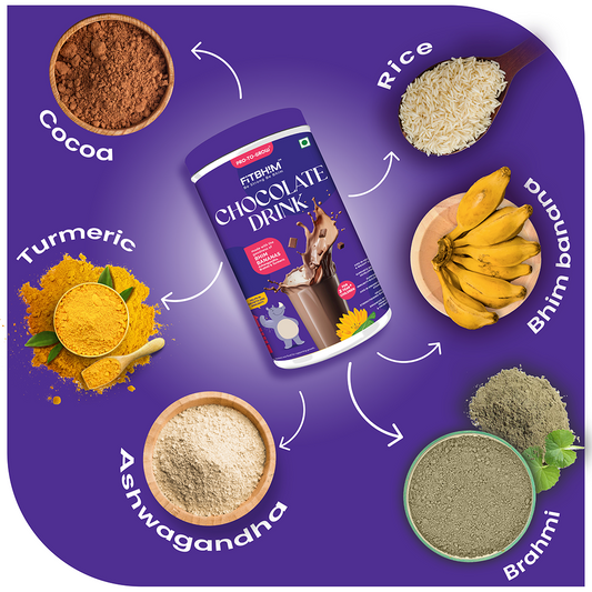 FitBhim Chocolate Drink - Jar Pack - 200g
