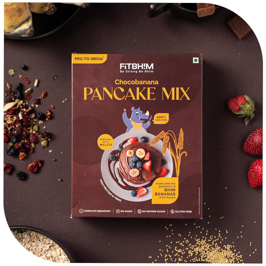 FitBhim Instant Pancake Mix - Chocobanana (250g)