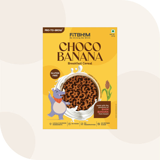 FitBhim Breakfast Chocobanana Cereal - (300g)