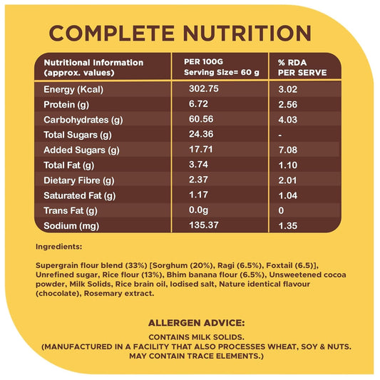 FitBhim Breakfast Chocobanana Cereal - (300g)