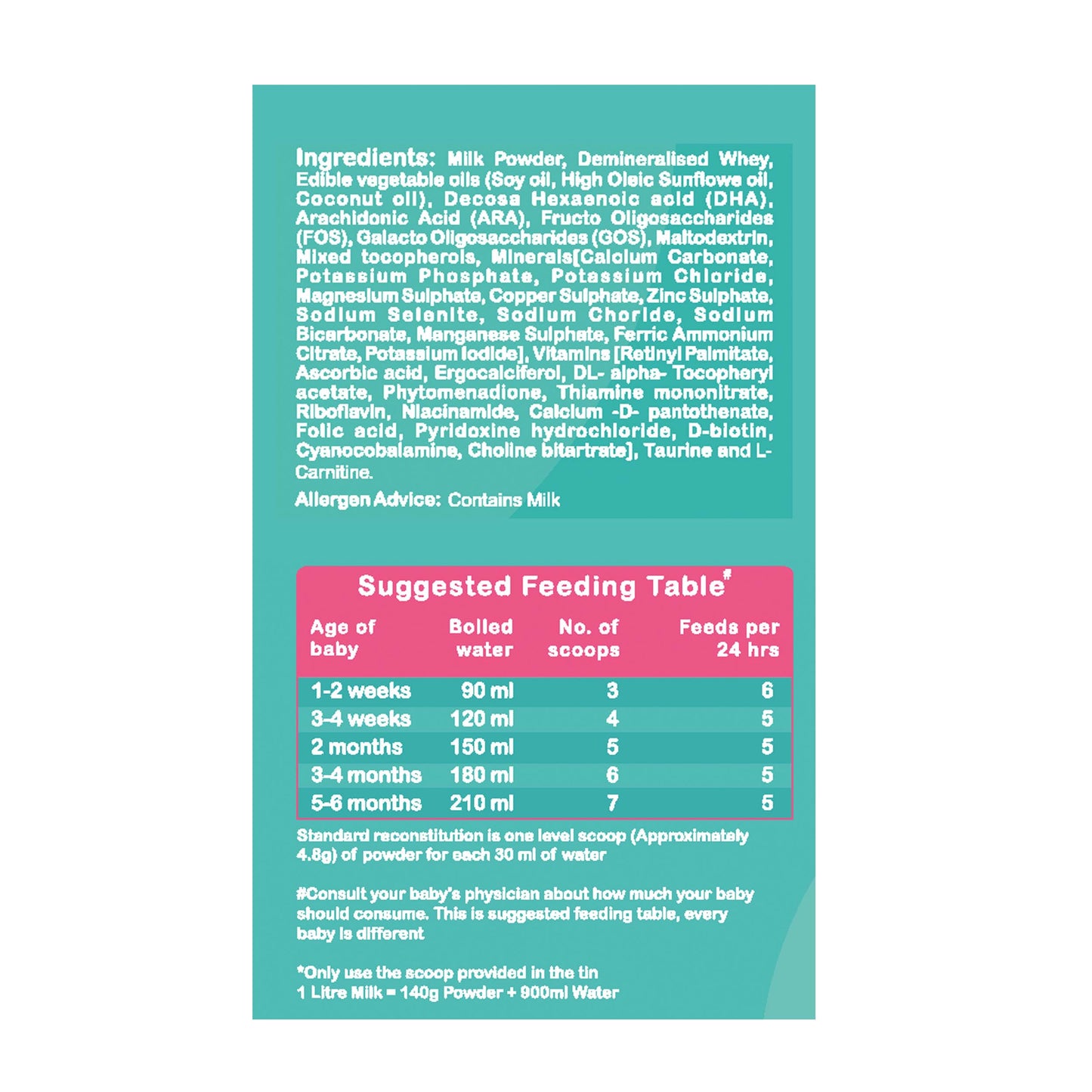 Progen Stage 1 Infant Formula — DHA, ARA & Prebiotics | 0–6 Months (200g)