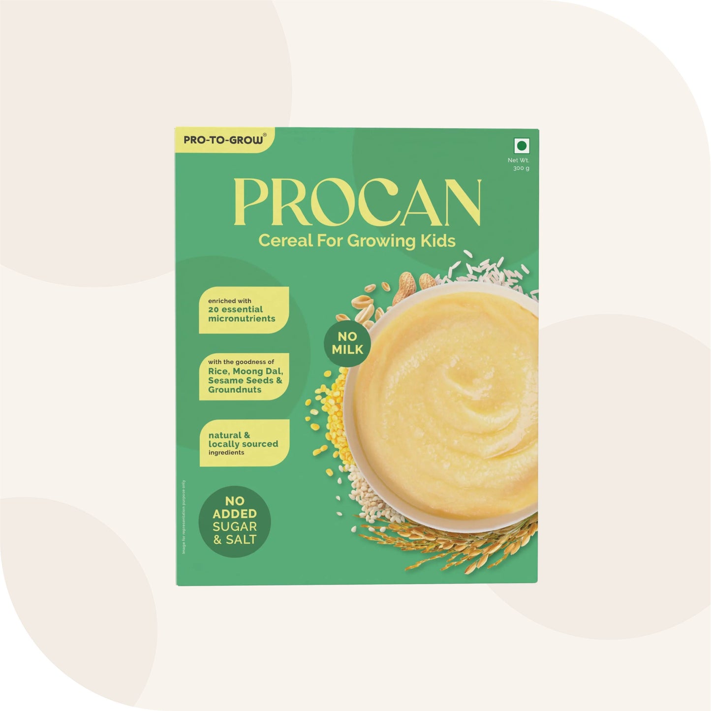 Procan Cereal for Growing Kids — Rice, Moong Dal & Seeds (300g)