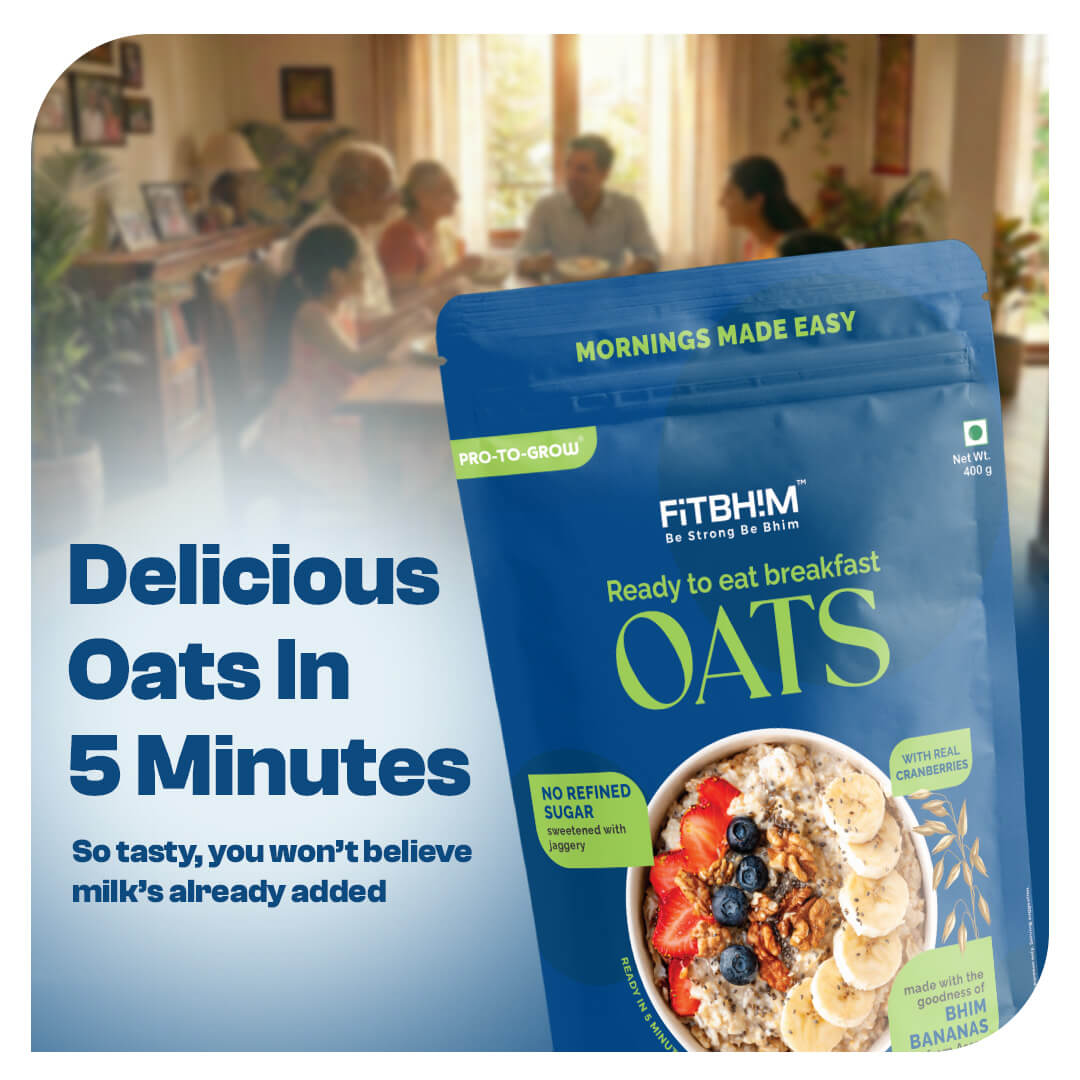 Ready-to-Eat Bhim Banana Oats - 400g Pouch