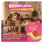 Pineapple & Strawberry Ready-to-Eat Oats Combo – Pack of 2 x 300g Box