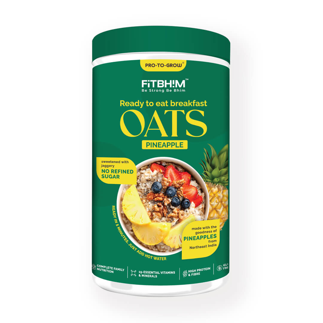 Ready-to-Eat Pineapple Oats - 300g Jar
