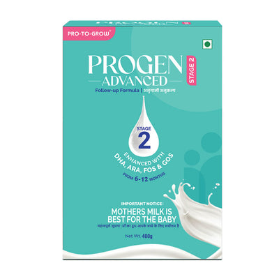 Progen Advanced Stage 2 Follow-Up Formula for Infants (6–12 Months) | Progen (400g BIB Pack)