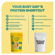Ready-to-Eat Pineapple High Protein Oats - 50g Single Serve ( Pack of 5 )
