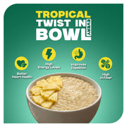 Pineapple & Strawberry Ready-to-Eat Oats Combo – Pack of 2 x 300g Box