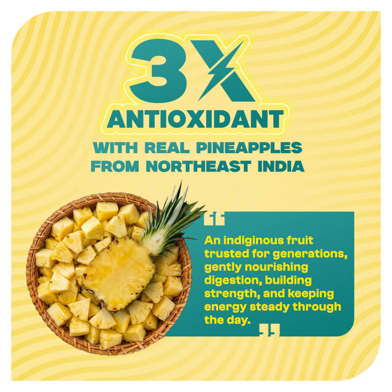 High-Protein Pineapple Oats Single-Serve – 50g