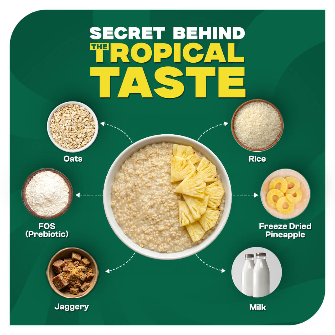 Pineapple Instant Oats Cups – Pack of 5