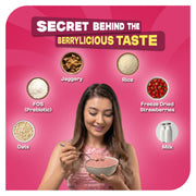 Strawberry Ready-to-Eat Oats – 300g Jar