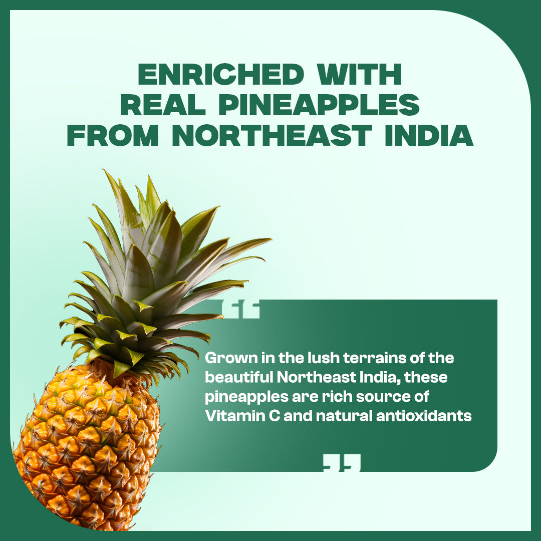 Fitbhim Oats On-The-Go — Instant Pineapple Oats (50g × 5)