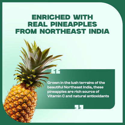 Fitbhim Oats On-The-Go — Instant Pineapple Oats (50g × 5)