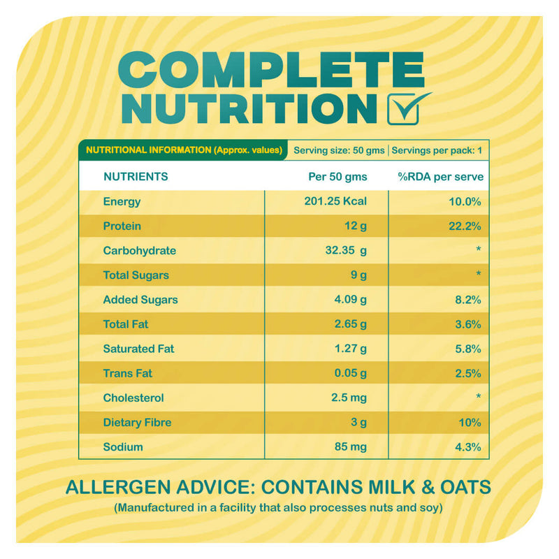 High-Protein Pineapple Oats Single-Serve – 50g