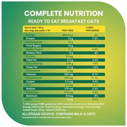 Fitbhim Ready-to-Eat Pineapple Oats — Real Northeastern Pineapples (300g Jar)