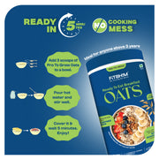 Bhim Banana Ready-to-Eat Oats – 300g Jar