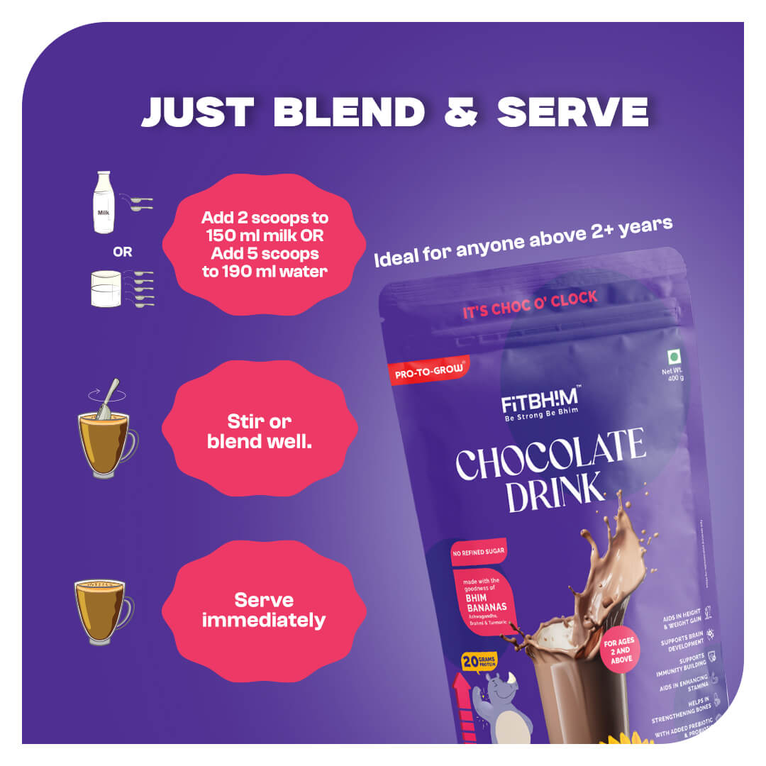 Chocolate Health Drink for Kids – 400g Pouch