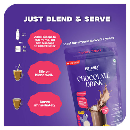 Chocolate Health Drink for Kids – 400g Pouch