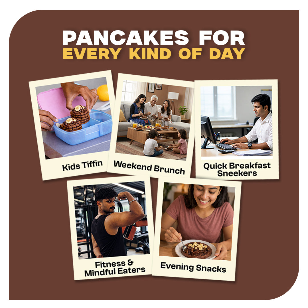 Choco Banana Healthy Pancake Mix Pack of 2 – 250g Each
