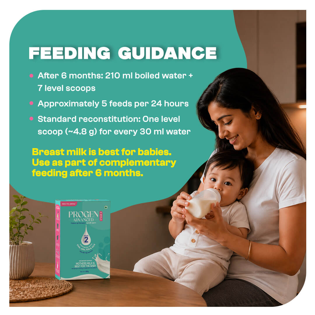 Progen Advanced Stage 2 Follow-Up Formula for Infants (6–12 Months) | Progen (400g BIB Pack)