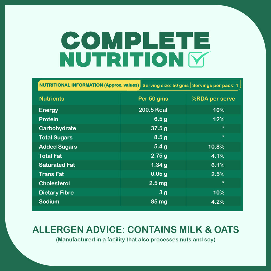 Fitbhim Oats On-The-Go — Instant Pineapple Oats (50g × 5)