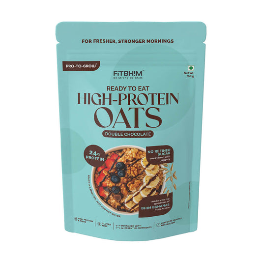High-Protein Oats with Double Chocolate & Black Currant | Pro-To-Grow (750g)