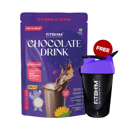 Chocolate Health Drink for Kids –  750g Value Pack (750g) with Complimentary Sipper