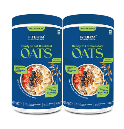 Ready-to-Eat Bhim Banana Oats – Pack of 2 (300g Jars)