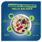 Bhim Banana Oats & Stainless Steel Bowl Combo – 300g Box + 500ml Bowl