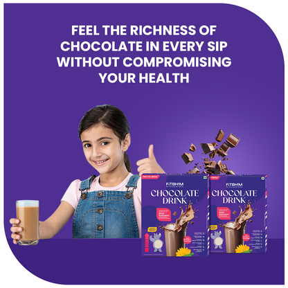 FitBhim Chocolate Drink - Box Pack - 300g