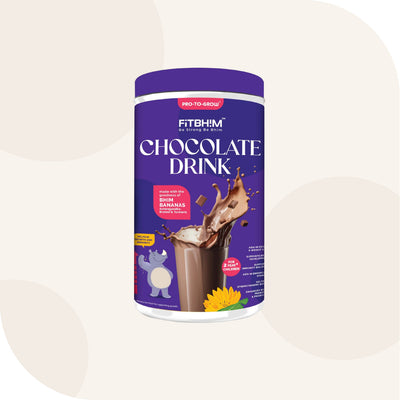 Fitbhim Chocolate Drink — Belgian Chocolate | Kids 2+ (200g Jar)