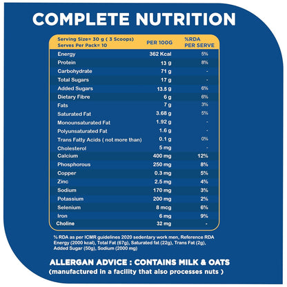 Fitbhim Ready-to-Eat Jaggery Oats — Bhim Banana (300g × 2 Jars)