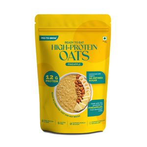 Ready-to-Eat Pineapple High Protein Oats - 50g Single Serve