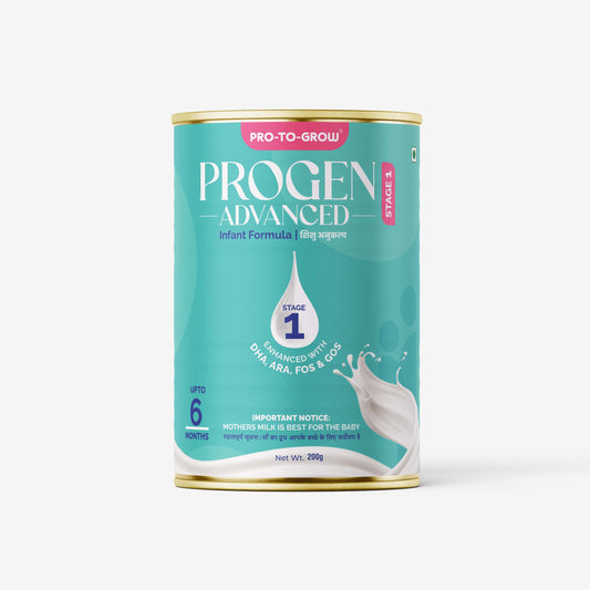 Progen Stage 1 Infant Formula — DHA, ARA & Prebiotics | 0–6 Months (200g)