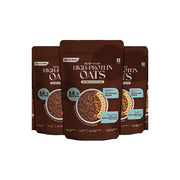 Ready-to-Eat Double Chocolate High Protein Oats - 50g Single Serve ( Pack of 3 )