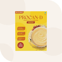 Procan-D Banana Cereal for Growing Kids — Rice, Banana & Dates (300g)