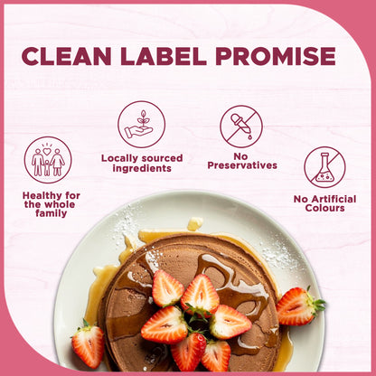 Fitbhim Combo — Strawberry Pancake Mix (250g) + Hazelnut Spread (300g)